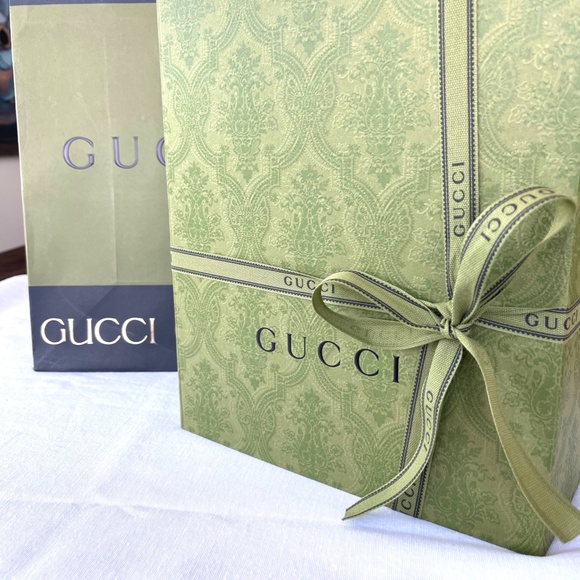 GUCCI HORSEBIT 1955 SMALL SHOULDER BAG - Beige & Ebony GG Supreme - Picture 6 of 13